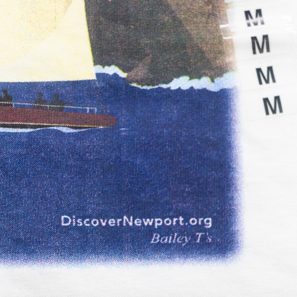Newport Rhode Island 2013 Sailboat White Shirt - Picture 4 of 6